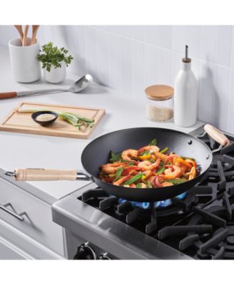 14" Carbon Steel Wok with Helper Handle