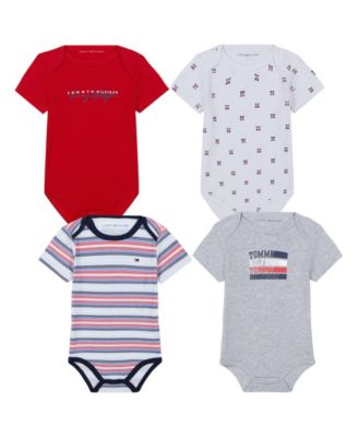 Baby Boys 4-Pack Signature Short Sleeve Bodysuits