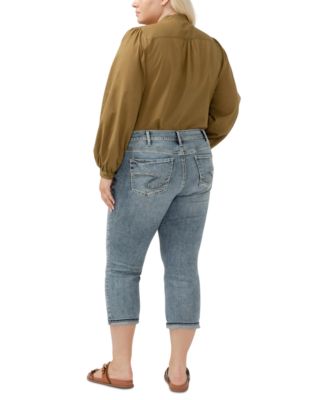 Plus Size Suki Mid-Rise Curvy Fit Capri