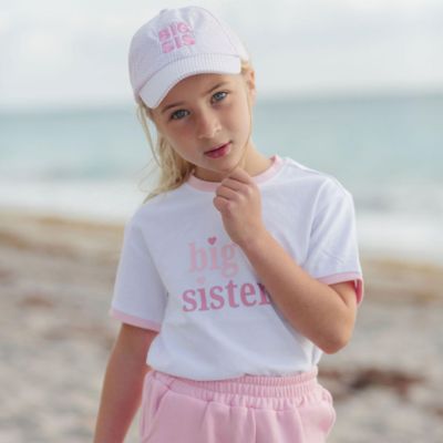 Girls Sis Bow Baseball Hat