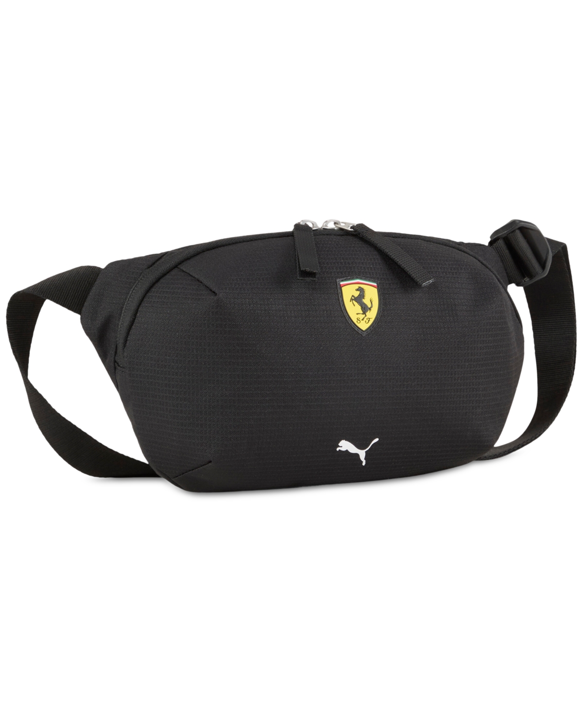 Puma X Ferrari Men's Logo Crossbody Bag In  Black