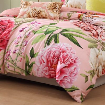 Spring Forever Bedding 100% Cotton Sateen 5 Piece King Size Reversible Comforter Set