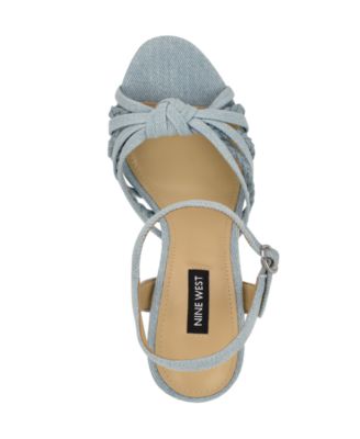 Nine West Women's Waser Strappy Platform Stiletto Sandals