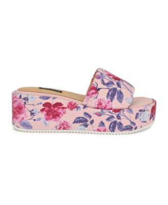 フラットシューズ Jamie Platform Sandals Nine West Women's Copen Slip-On Platform Wedge Sandals - Macy's