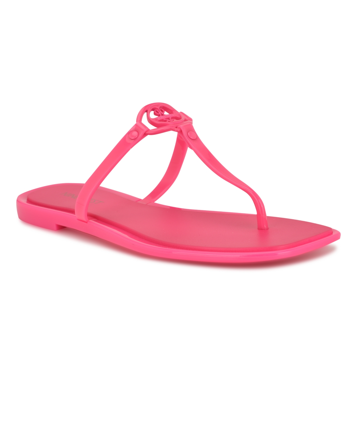 Women's Dacota T-Strap Square Toe Flat Sandals - Neon Green