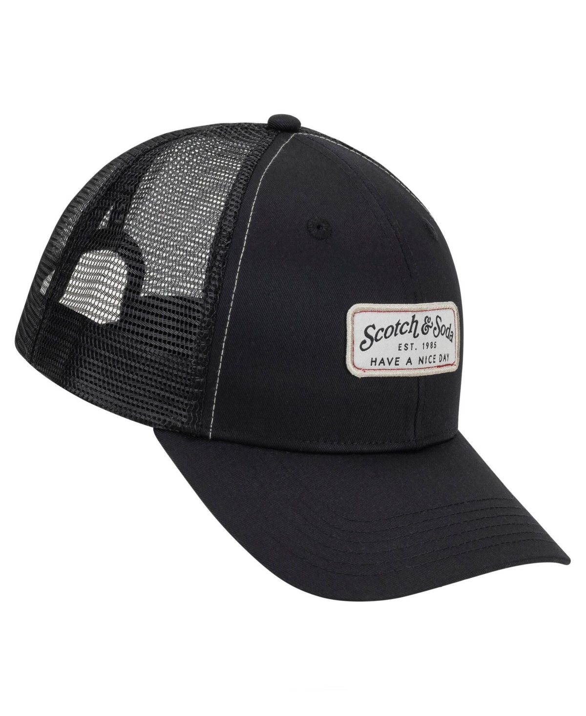 SCOTCH & SODA MEN'S HAVE A NICE DAY TRUCKER HAT 