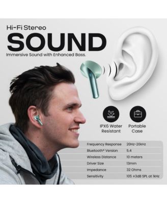 Truebuds Bliss Premium Wireless Earbuds with LCD Battery Display Charging Case