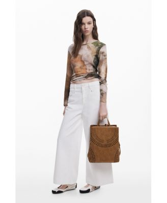 Women's Medium perforated backpack
