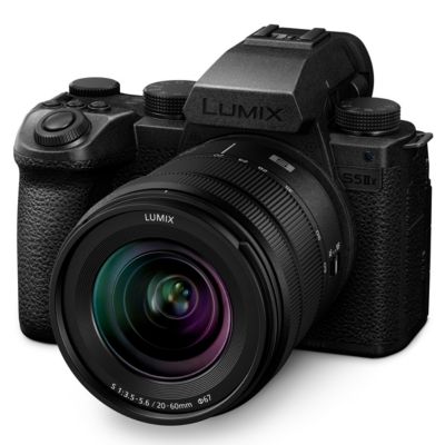 LUMIX S5IIX Mirrorless Camera with LUMIX S 20-60mm f/3.5-5.6 Lens and LUMIX S 85mm f/1.8 Lens