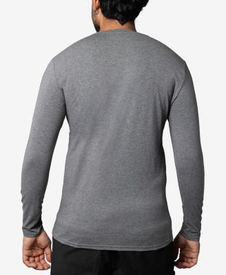 Men's Outlined Skull Rhinestone Graphic Long Sleeves T-Shirts