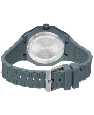 Men's Grail Light Quartz Blue Silicone Watch, 42mm