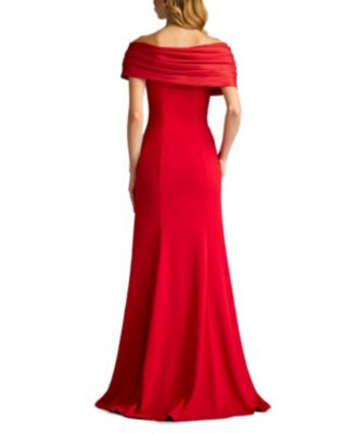 Dalton Two-Tone Off-Shoulder Gown