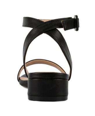 Women's Umpire Ankle Strap Block Heel Sandals