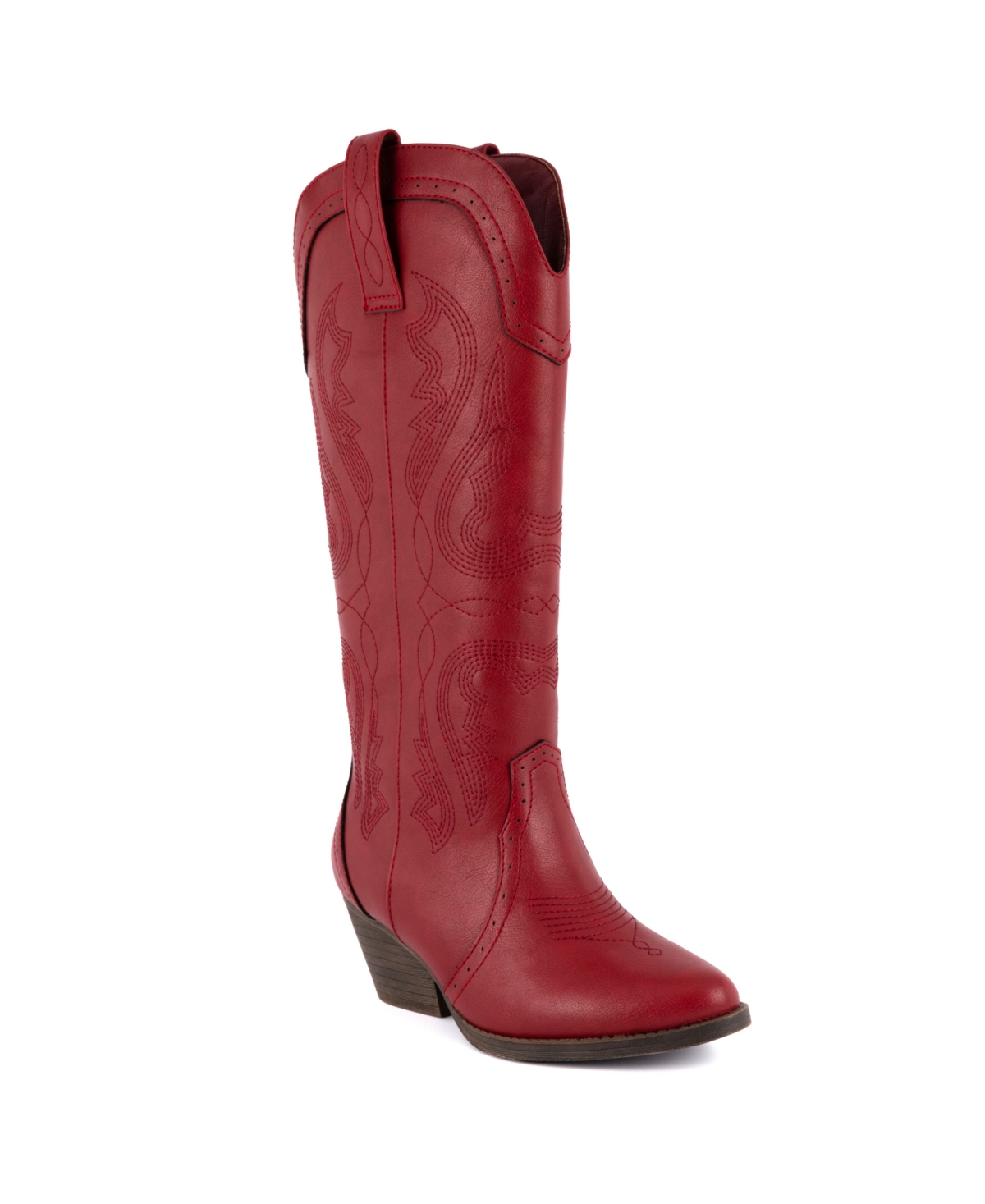 Women's Two Step Tall Western Boots - Red