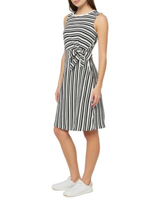 Women's Karen Cotton Striped Side-Tie Dress