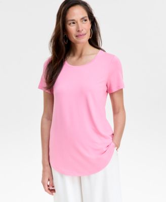 JM Collection - Scoop-Neck T-Shirt, Created for Macy's