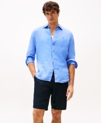 Men's Big & Tall Brooklyn 11.25" Linen Drawstring Shorts
