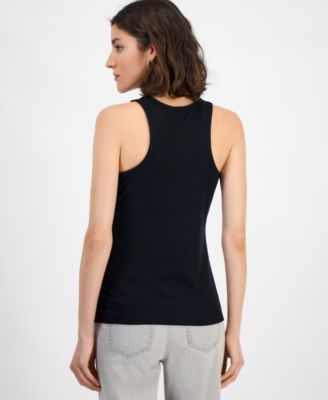 Women's Ribbed Knit Tank Top, Exclusively at Macy's