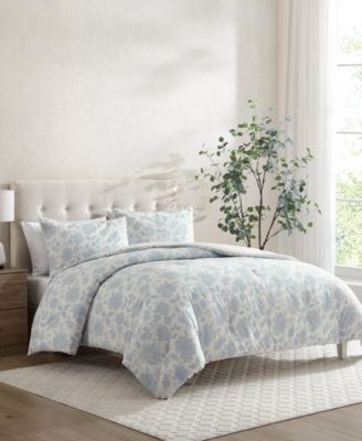 Elmwood Reversible 3-Pc. Comforter Set, Full/Queen