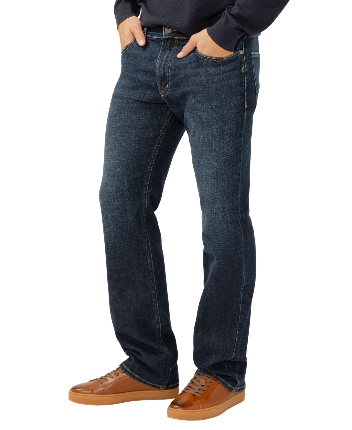 Мужские джинсы Silver Jeans Co. Jace Slim Fit, цвет: Индиго — фото 3