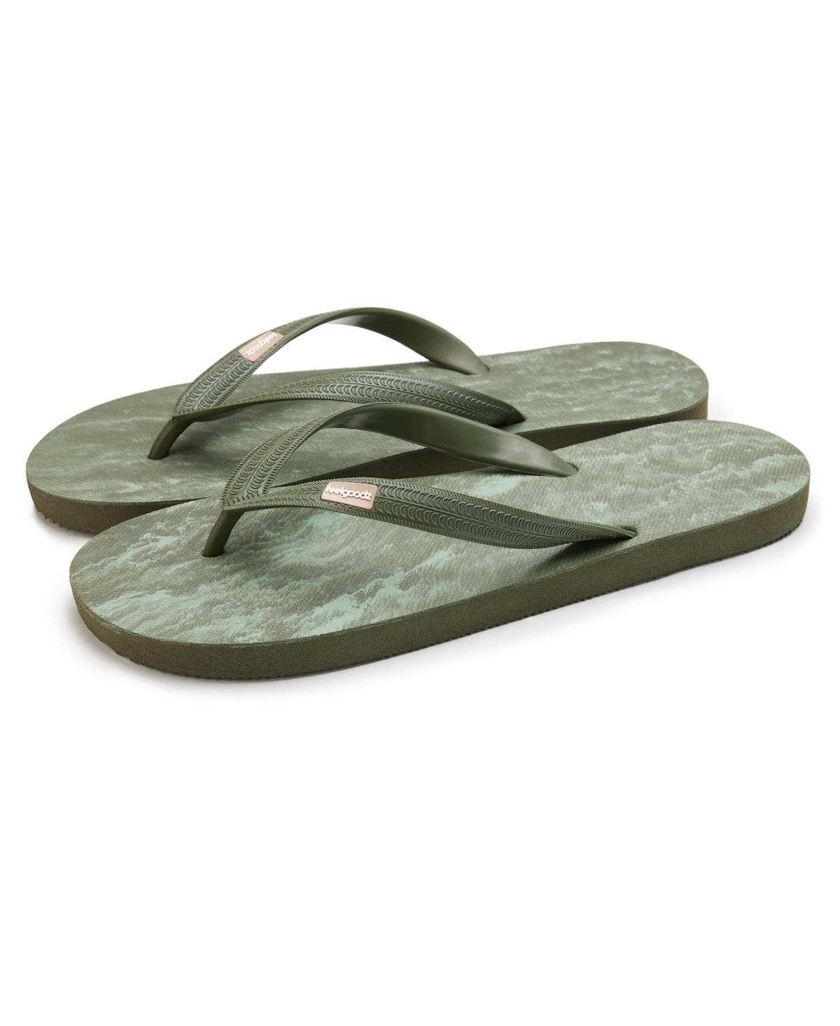 Men's Men s Classicz Remix Natural Rubber Flip-Flop Thong Sandals - Marlin