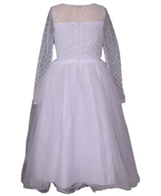 long sleeve off the shoulder fitted wedding dress Off Shoulder Bell Sleeve Bridal Gown by GLS Gloria GL3426 3XL / Ivory main image 0