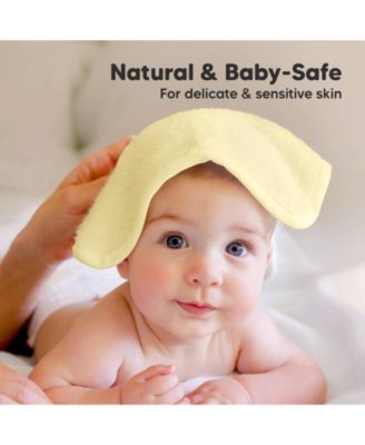 6pk Deluxe Baby Washcloths, Organic and Soft Baby Wash Cloth, Baby Bath Towel, Face Cloths