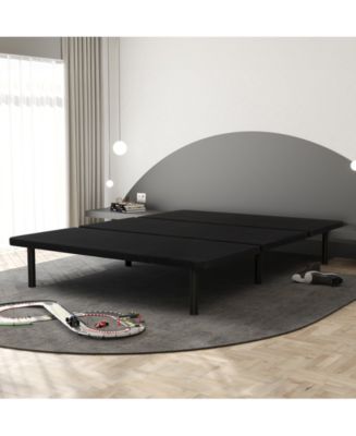 Primo International Airflow Black Upholstered Platform Bed Frame ...