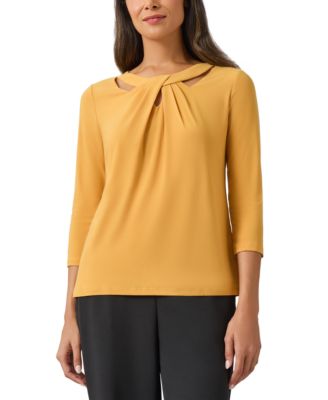 Kasper - Twist-Neck Top