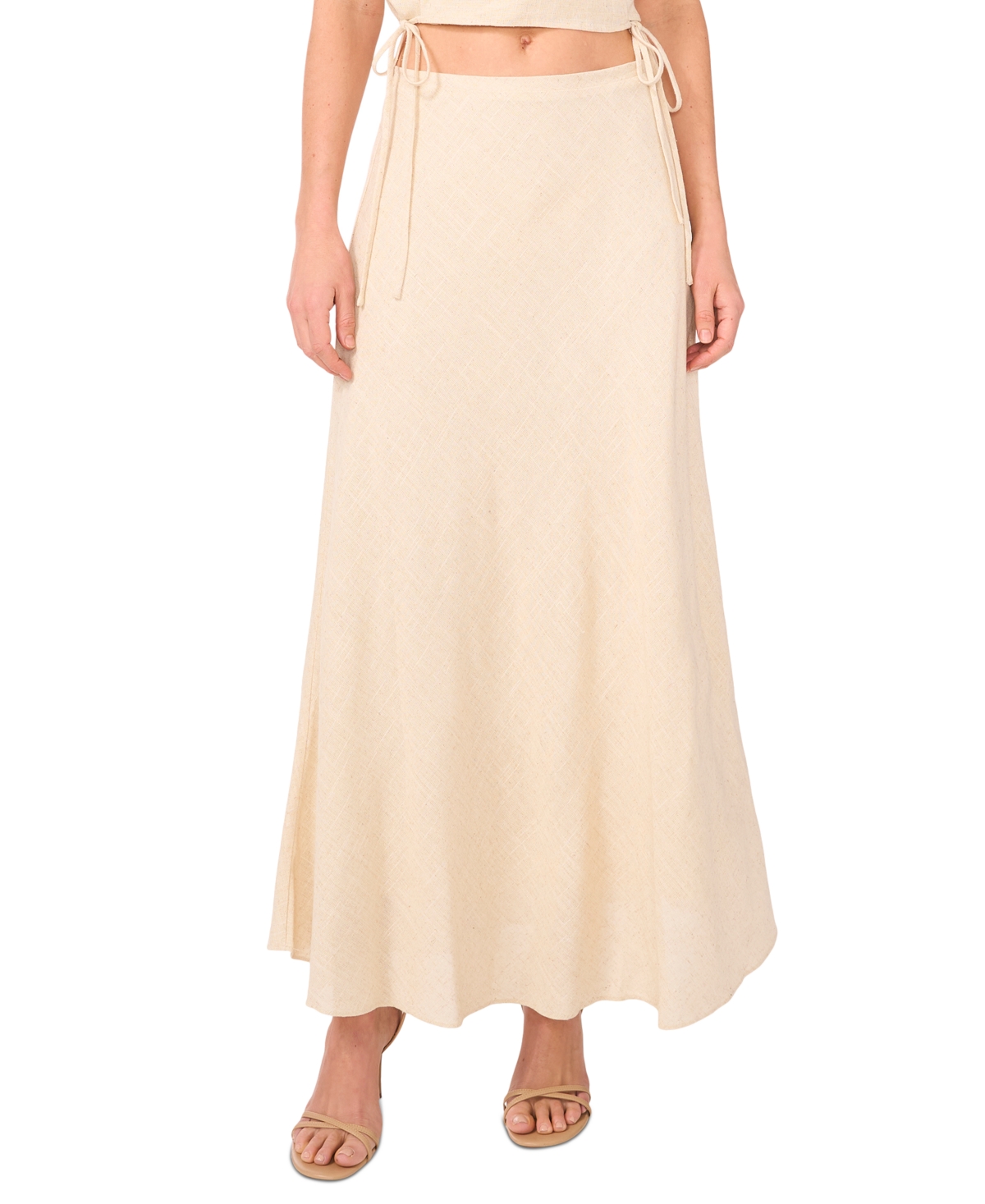 Women's A-Line Maxi Skirt - Natural
