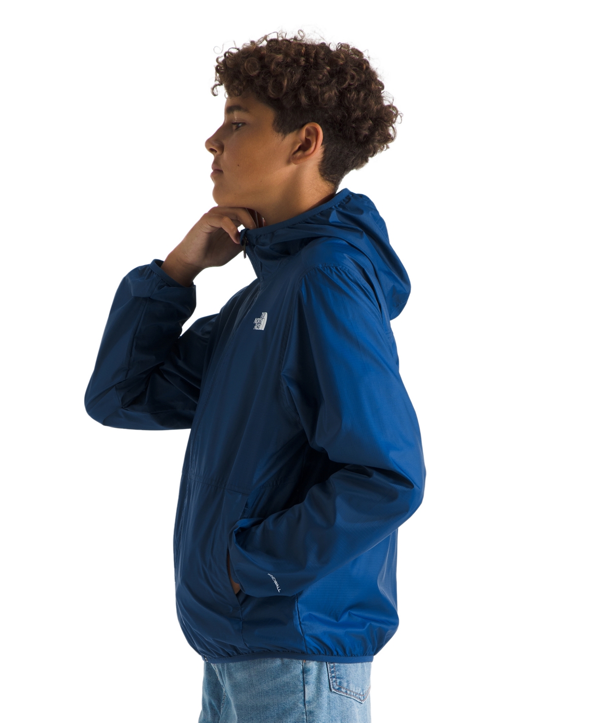 The North Face Big Boys Cyclone Wind Jacket In Estate Blu