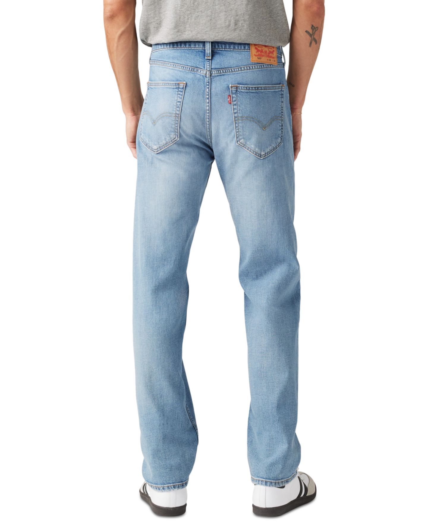 Мужские джинсы Levi's 505™ Regular-Fit Stretch, цвет: Hole In The Wall — фото 2
