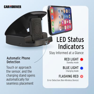 DashMate Automatic Fast Wireless Charging Mount
