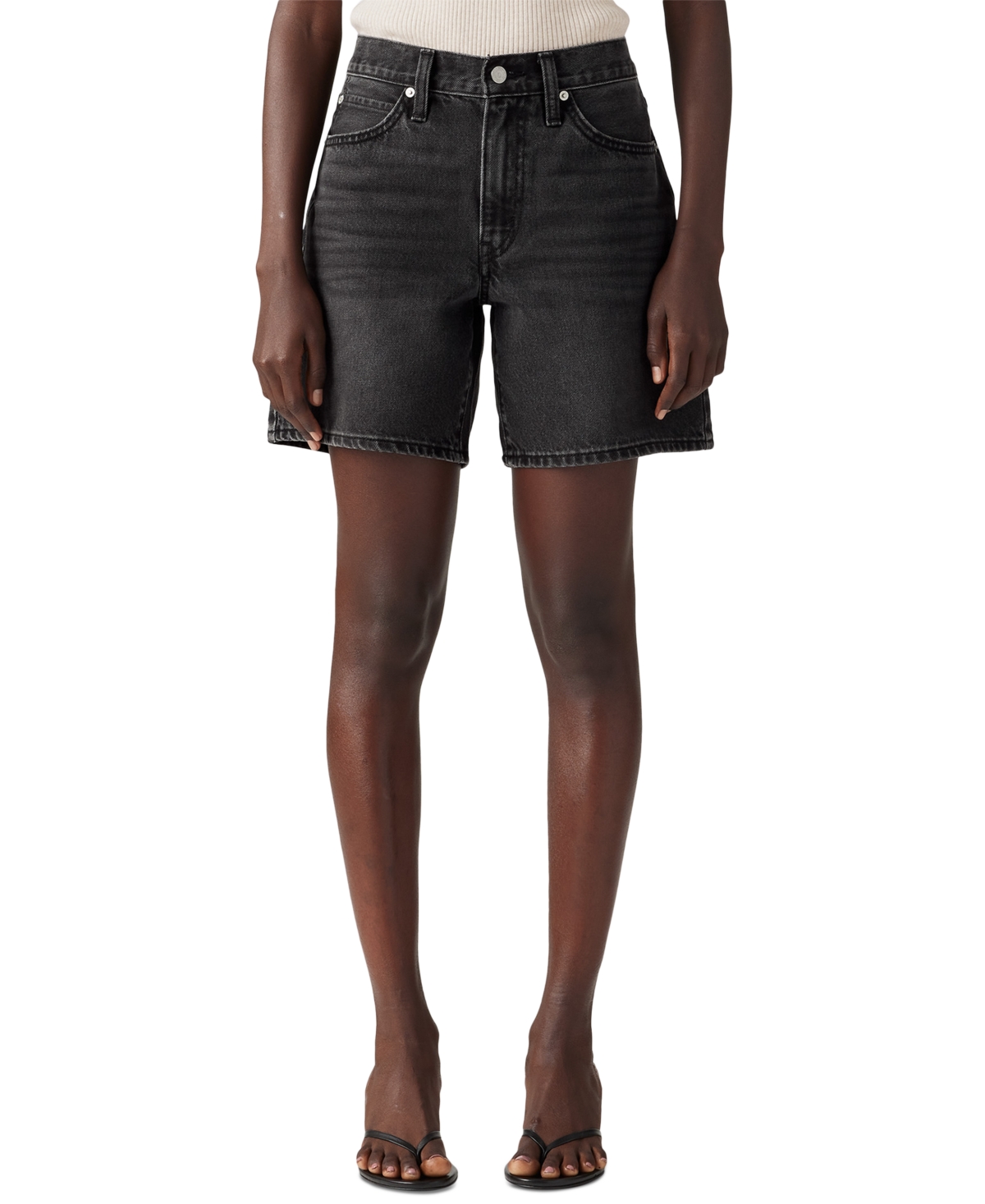 Levi's Denim Skirt In Wandering Spirit Clean