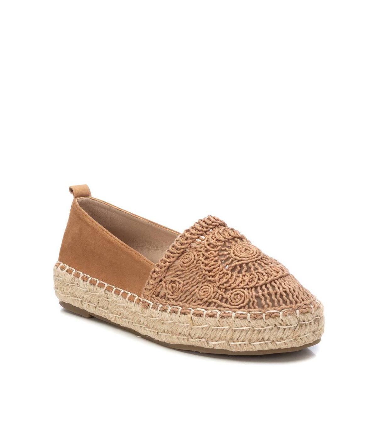Women's Braided Moccasins - Beige
