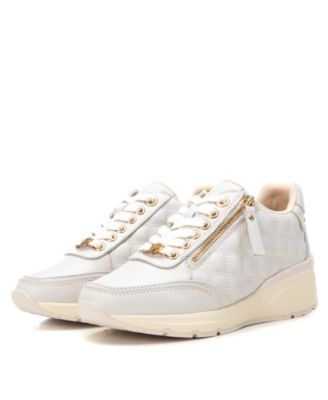 Carmela Collection Women's Leather Casual Sneakers By Xti