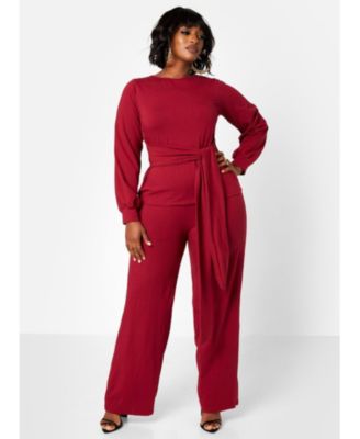 Plus Size Women's No Exceptions Cotton Wide Leg Pants