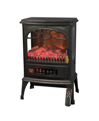1500W Large Room 3-Sided Mobile Electric Infrared Stove Heaters (Pair)