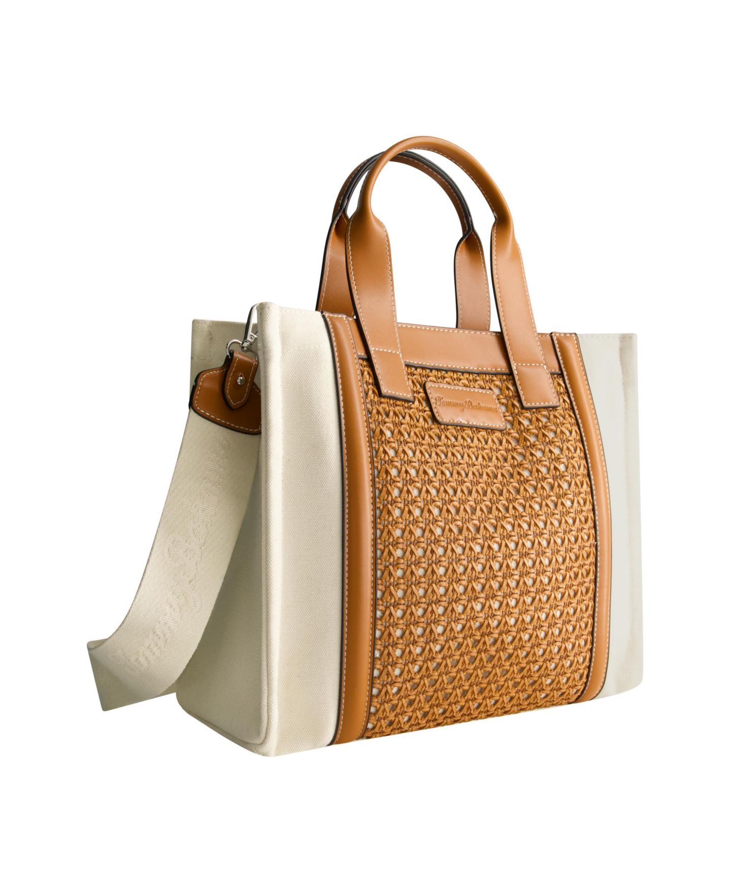 Женская сумка Tommy Bahama Woven Medium Tote, цвет: Коричневый — фото 3