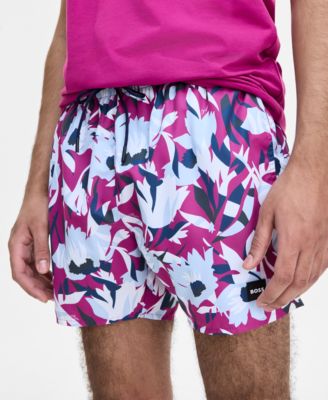 Men's Abstract Floral 5" Swim Shorts