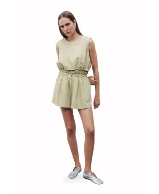 Women's Mini Shorts with Printed Details