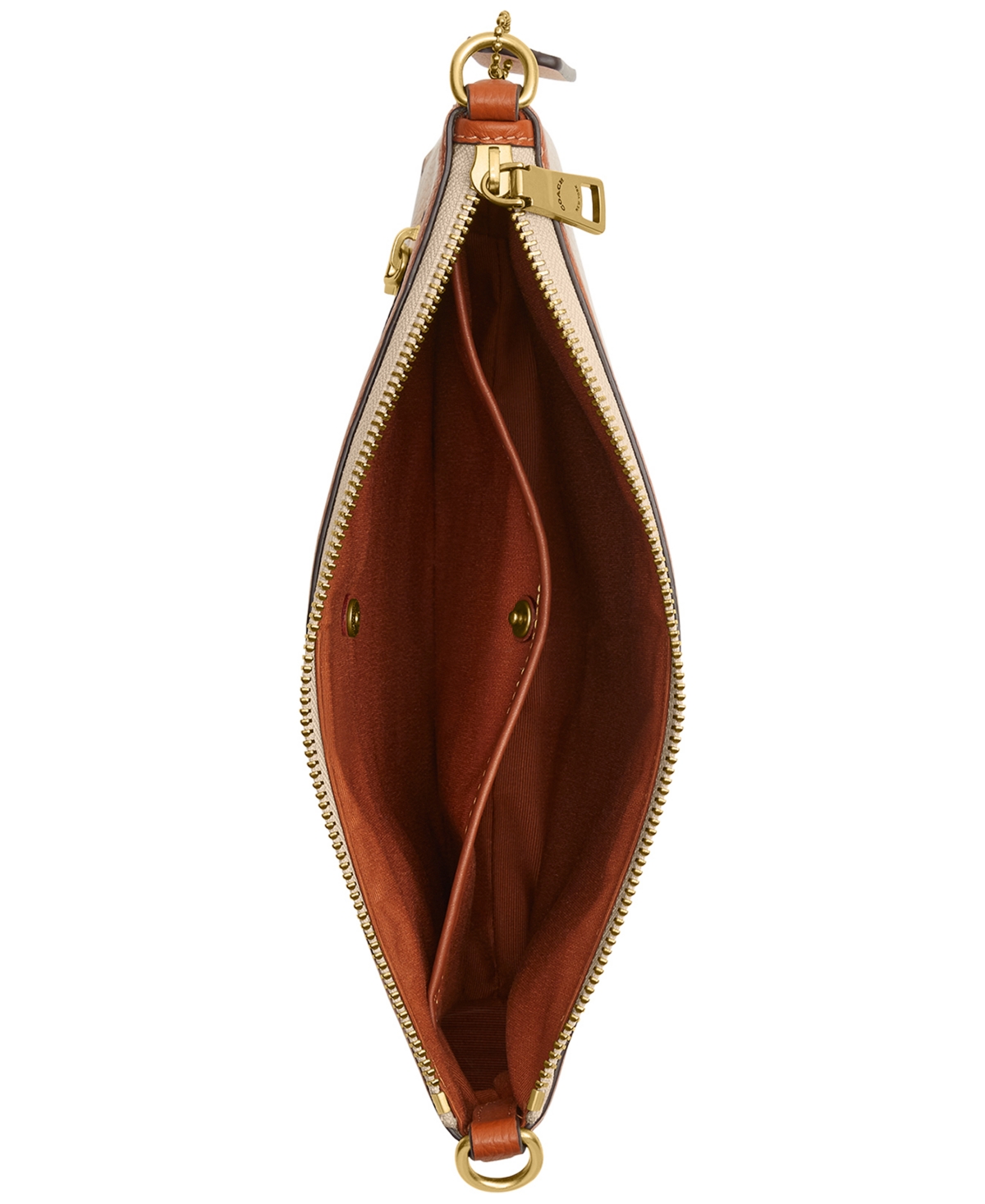 Coach Refined Pebble Leather Legacy Zip Top Smal Crossbody