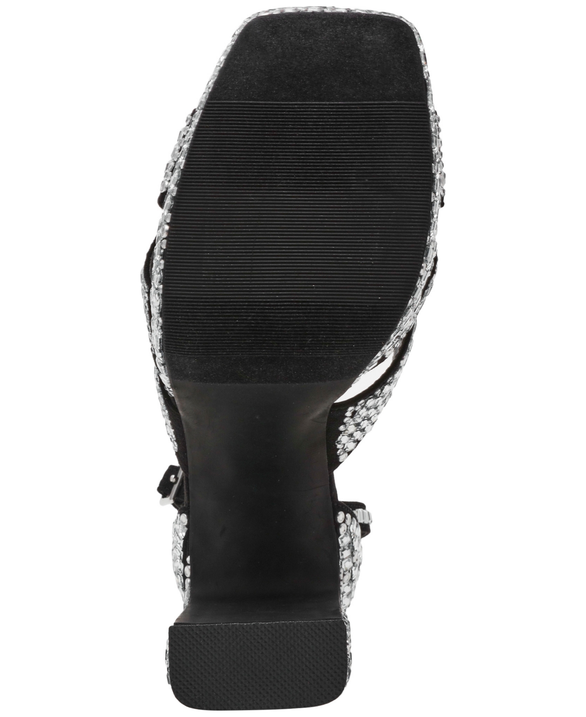 Wild Pair Lydiaa Embellished Platform Dress Sandals, Exclusively At Macy's In Black Bling