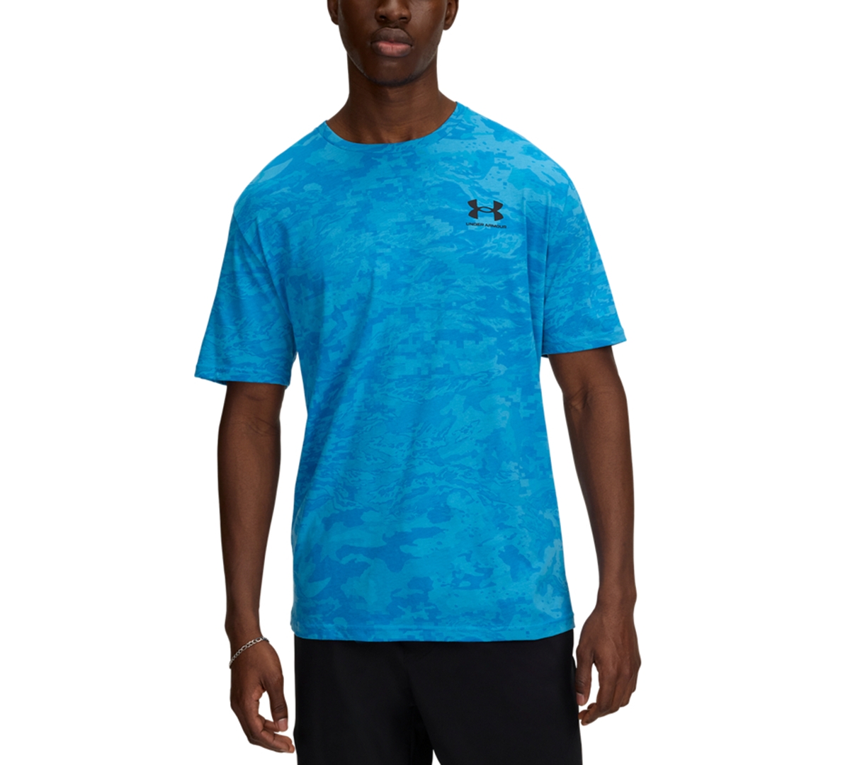 Men's Abc Camo Short Sleeve T-Shirt - Marine Od Green / / Black