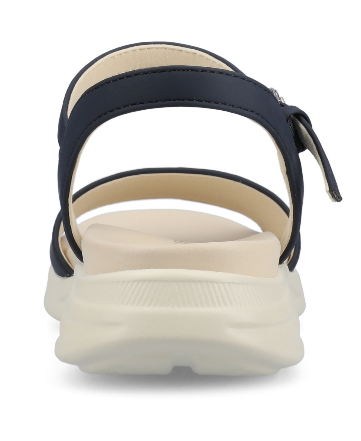Shop Journee Collection Women's Jaylee Comfort Footbed Sandals In Navy