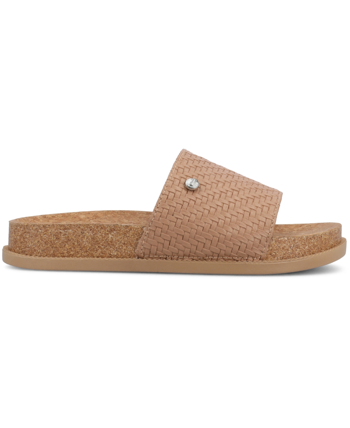 Journee Collection Women's Sheena Single Band Slip-on Wedge Sandals
