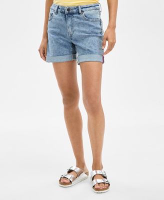 Women's Cuffed Denim Shorts