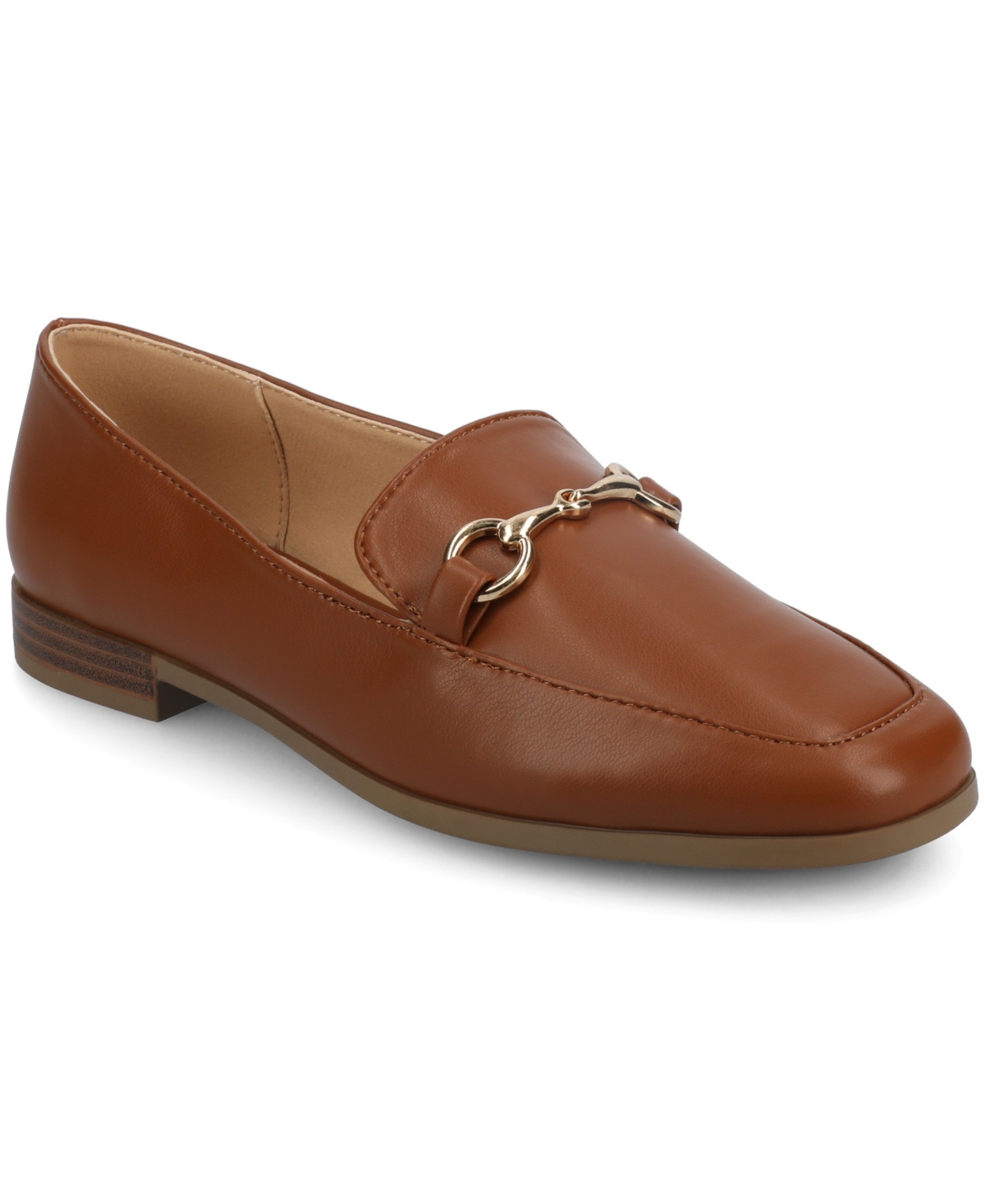 Journee Collection Lacie Bit Loafer In Cognac