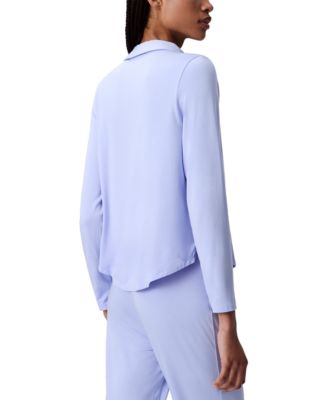 Women's Collared Button-Front Sleep Shirt QS7475