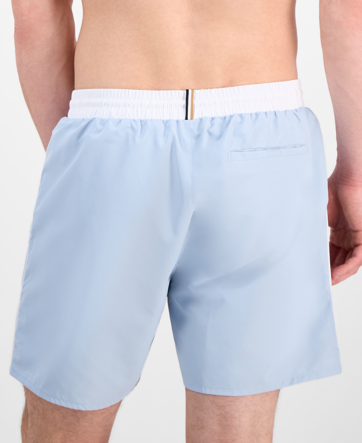 Hugo Boss Boss By  Men's Logo 6" Swim Trunks, Created For Macy's In Multi
